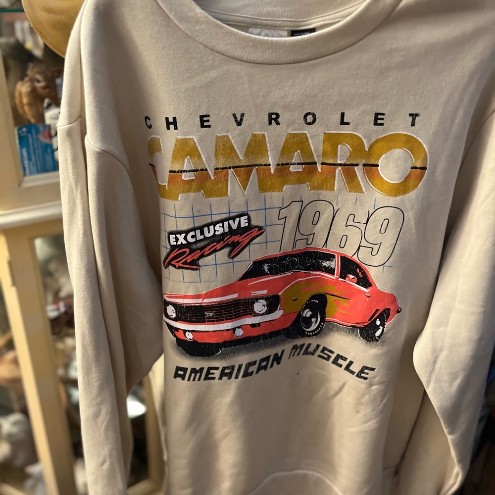 Cream Graphic Sweatshirt